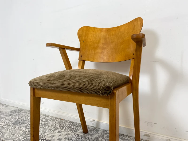 WMK 1/2 Sehr rarer & gut erhaltener Designerstuhl von Selman Selmanagić , Herbert Hirche & Liv Falkenberg für VEB Hellerau