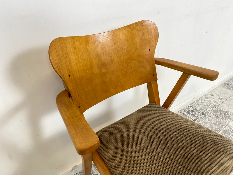 WMK 1/2 Sehr rarer & gut erhaltener Designerstuhl von Selman Selmanagić , Herbert Hirche & Liv Falkenberg für VEB Hellerau