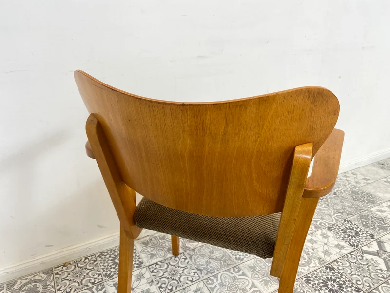 WMK 1/2 Sehr rarer & gut erhaltener Designerstuhl von Selman Selmanagić , Herbert Hirche & Liv Falkenberg für VEB Hellerau