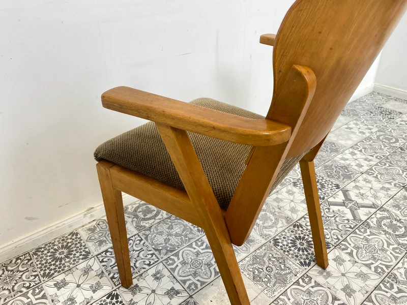 WMK 1/2 Sehr rarer & gut erhaltener Designerstuhl von Selman Selmanagić , Herbert Hirche & Liv Falkenberg für VEB Hellerau