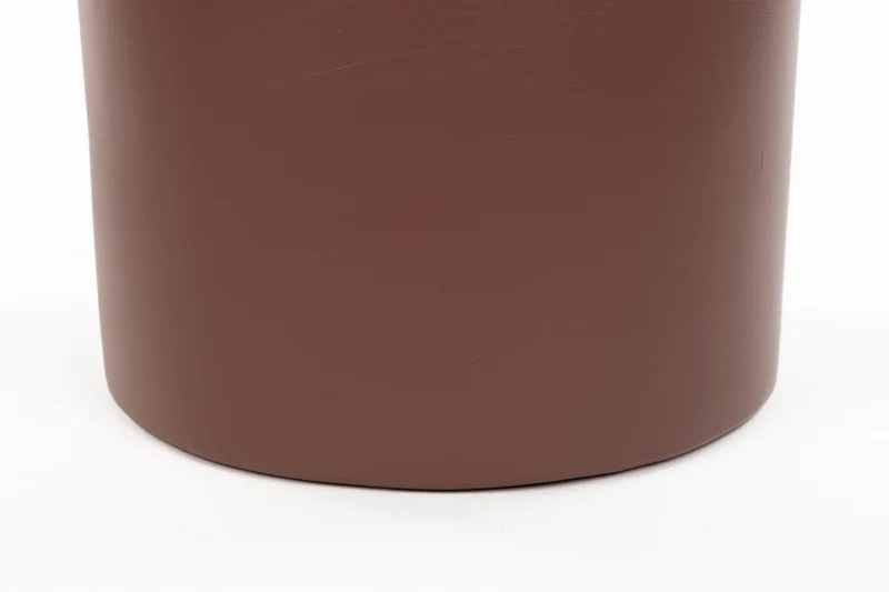 White Label Living Beistelltisch Eline Terra – Terrakotta, 30 × 30 × 36 cm