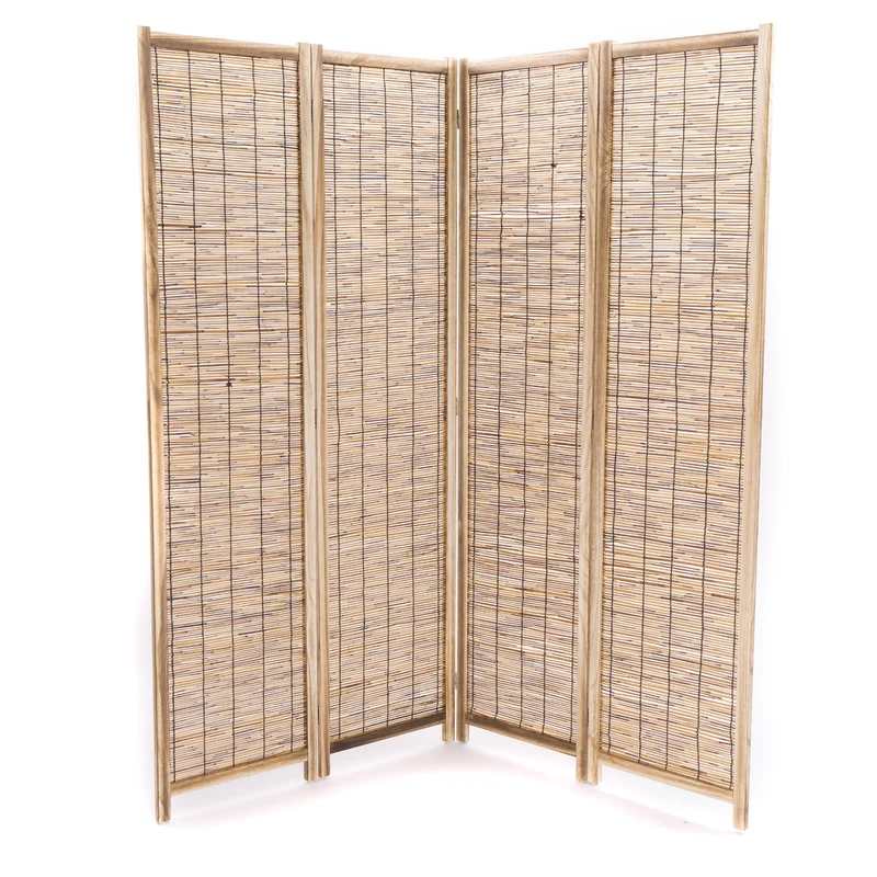 RAUMTEILER "GRAN PLAYA" | Schilfrohr, 170x160 cm | Paravent | Farbe: braun