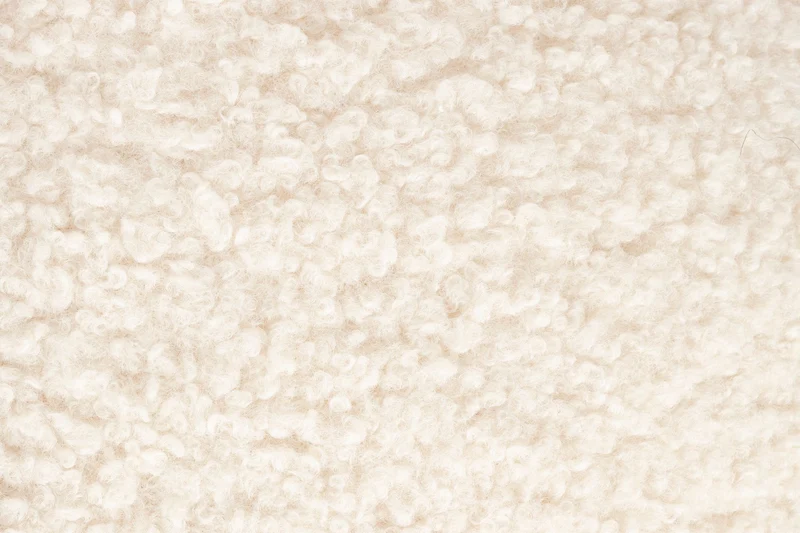 White Label Living Hocker Noxx – Polyester, 42 × 42 × 46 cm