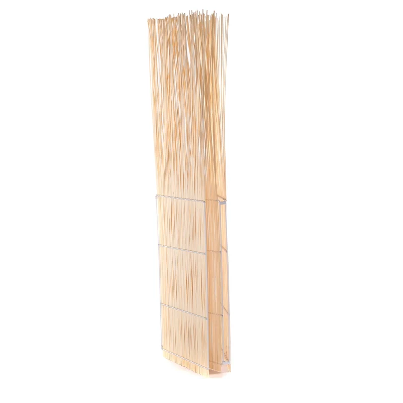 RAUMTEILER "SPIKE" | 170 cm, Weiden | Natur Paravent, Sichtschutz | Farbe: geblichen