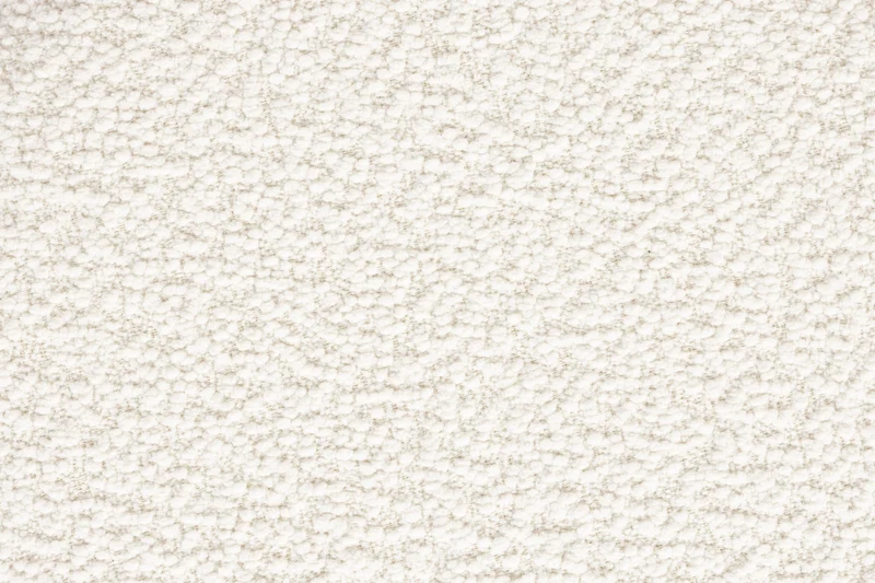 White Label Living Hocker Marcos – Weiß, Textil, 40 × 40 × 44 cm
