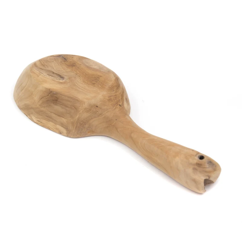 TEAK SCHALE "SCOOP" | Teakholz | Wurzelholzschale Kellenform