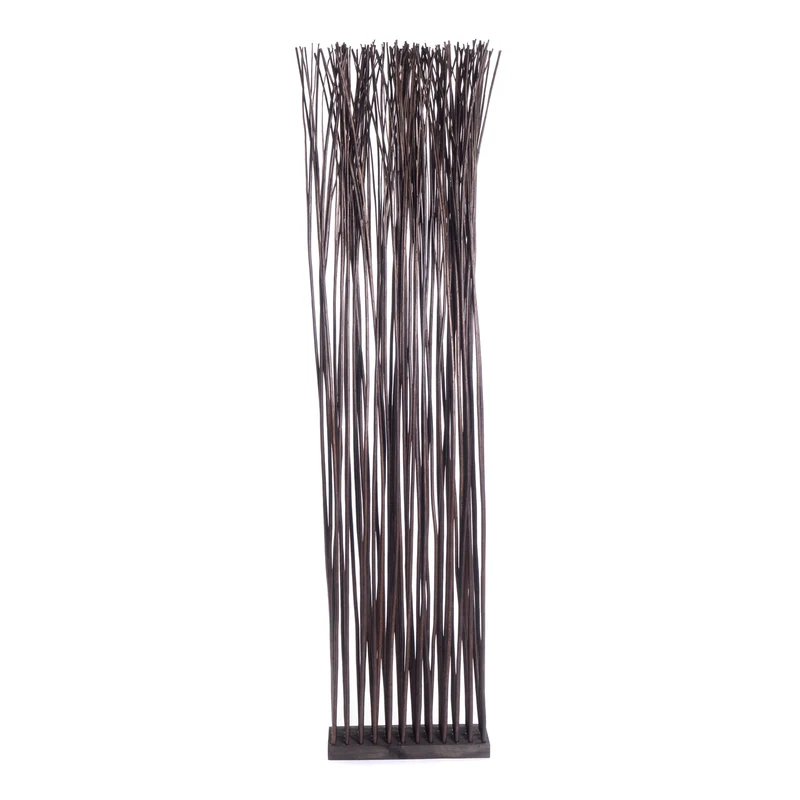 RAUMTEILER "SLIM" | Weide, 170x40cm | Paravent Zweige, Stellwand | Farbe: braun