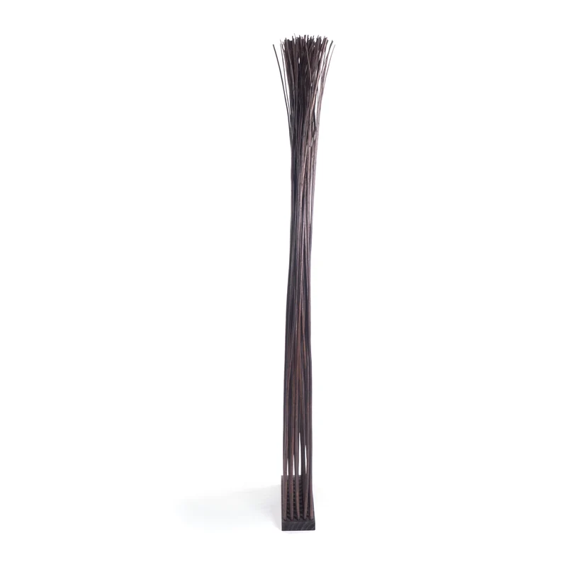 RAUMTEILER "SLIM" | Weide, 170x40cm | Paravent Zweige, Stellwand | Farbe: braun