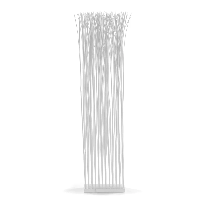 RAUMTEILER "SLIM" | Weide, 170x40cm | Paravent Zweige, Stellwand | Farbe: weiß