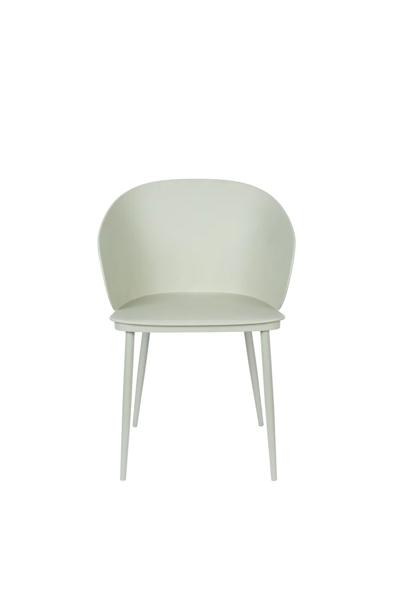 White Label Living Stuhl Gigi Mint – Polypropylen, 53,5 × 57 × 81 cm, 2er-Set