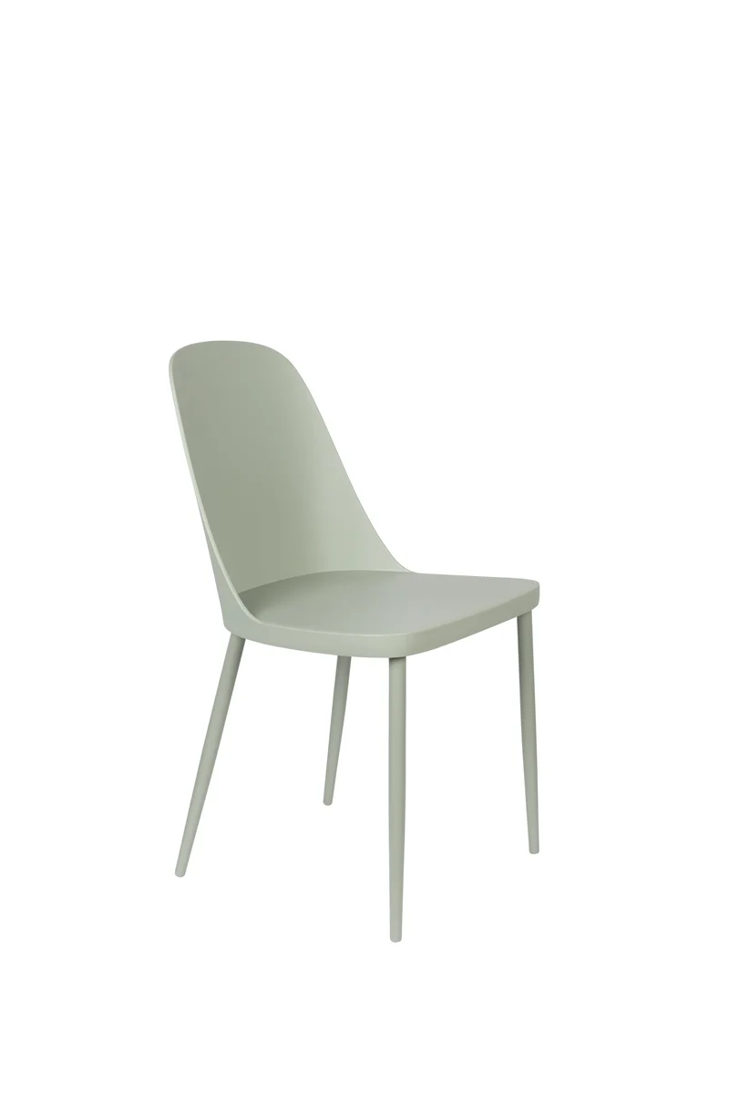 White Label Living Stuhl Pip Mint – Polypropylen, 53,5 × 46 × 85 cm, 2er-Set