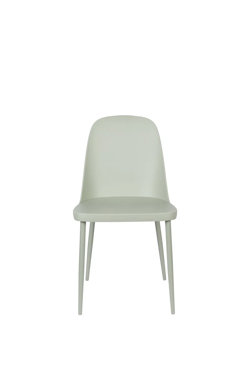White Label Living Stuhl Pip Mint – Polypropylen, 53,5 × 46 × 85 cm, 2er-Set