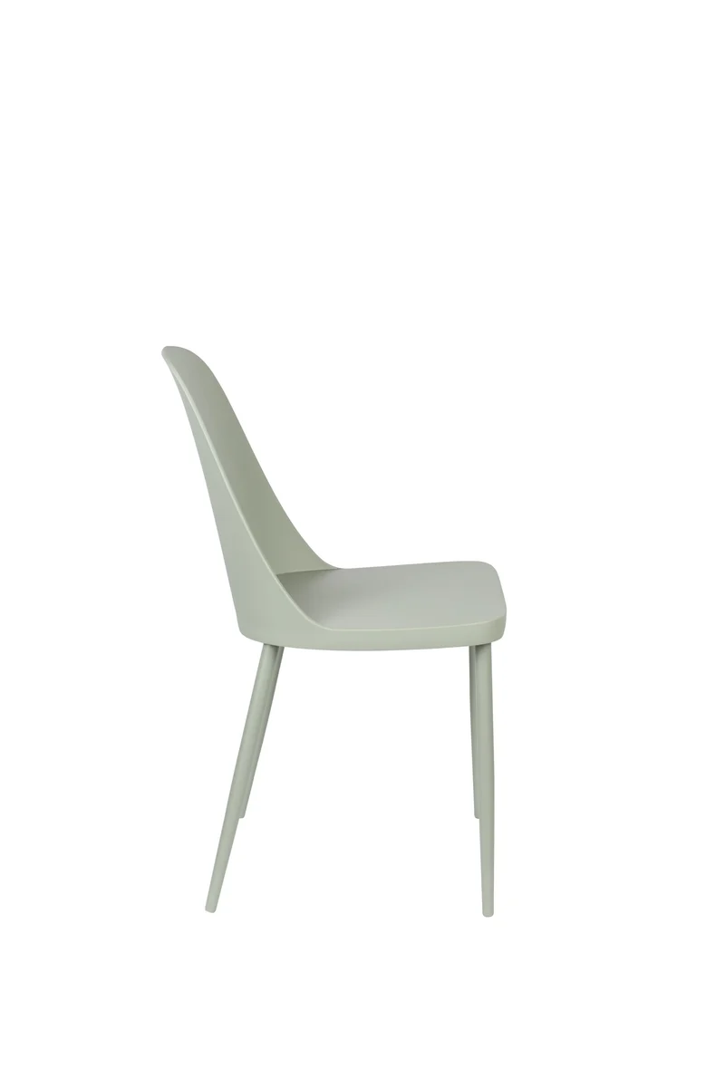 White Label Living Stuhl Pip Mint – Polypropylen, 53,5 × 46 × 85 cm, 2er-Set