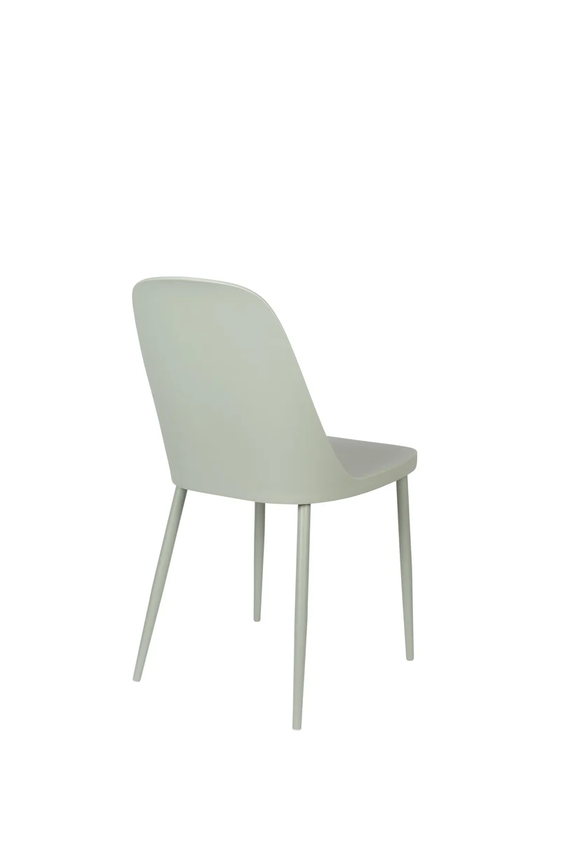 White Label Living Stuhl Pip Mint – Polypropylen, 53,5 × 46 × 85 cm, 2er-Set
