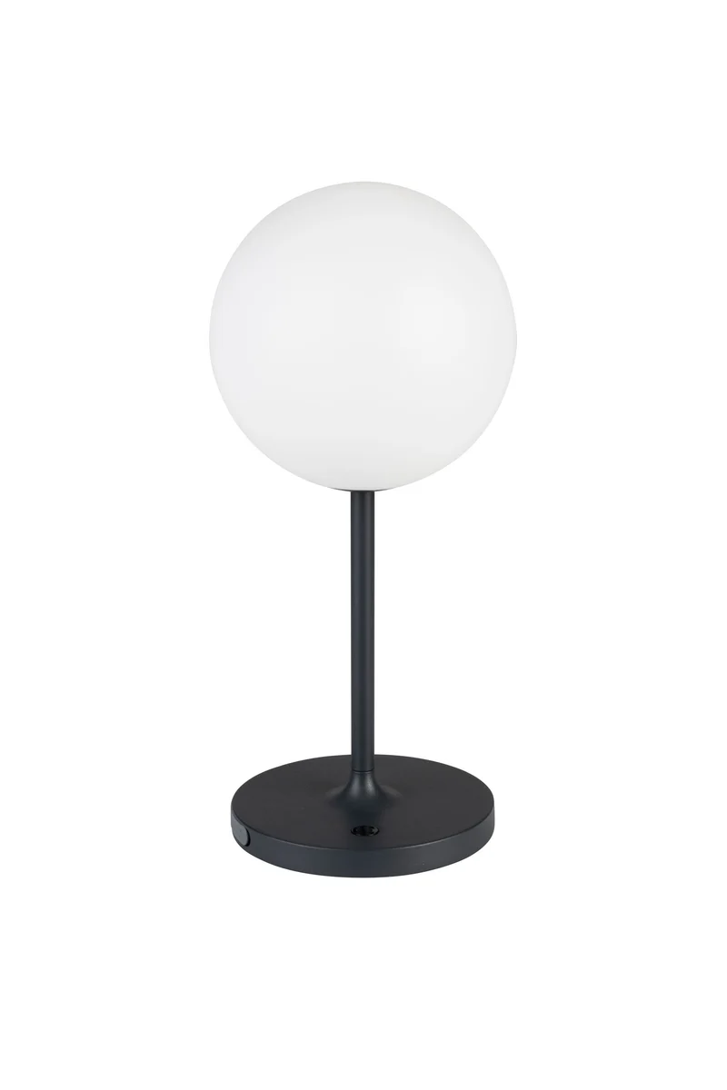 White Label Living Tischleuchte Hub Blue – Polypropylen, 15 × 15 × 33 cm