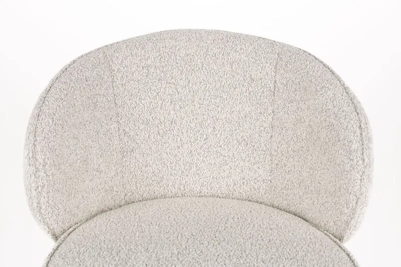 White Label Living Barhocker Barstool Joa – Beige, Polyester, 50 × 52 × 100 cm, 2er-Set