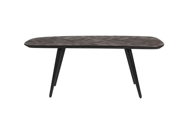 White Label Living Bank Webster – Stahl, 118 × 37 × 45 cm