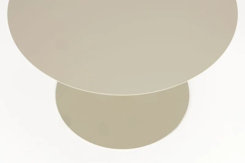 Zuiver Couchtisch Snow Brown Rice – Stahl, 60 × 60 × 40 cm