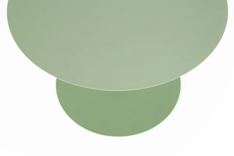 Zuiver Couchtisch Snow Desert Sage – Grün, Stahl, 60 × 60 × 40 cm