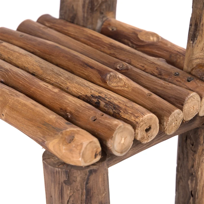 BLUMENHOCKER "BLOOM" | Teak, 50 cm | Pflanzenhocker