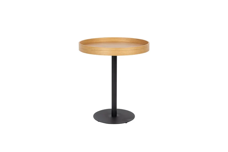 White Label Living Beistelltisch Yuri Eiche S – 40 × 40 × 45 cm