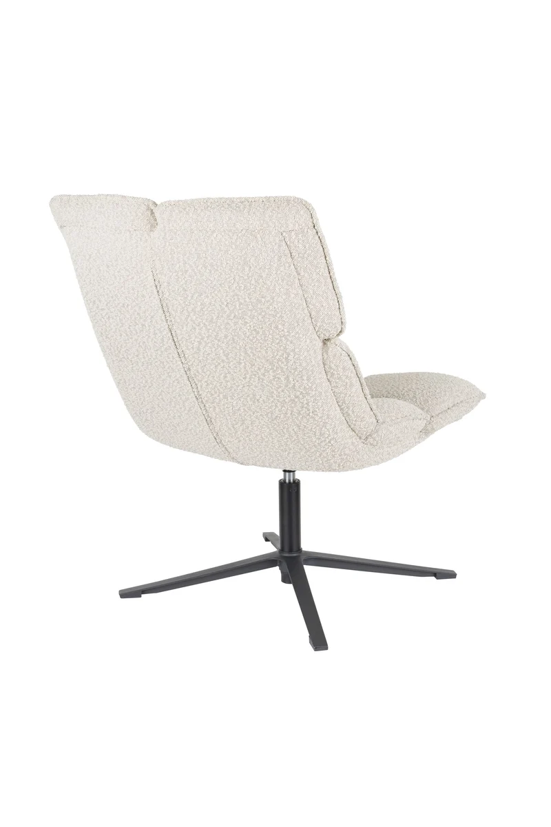 White Label Living Loungesessel Bros – Polyester, 78 × 68 × 92 cm