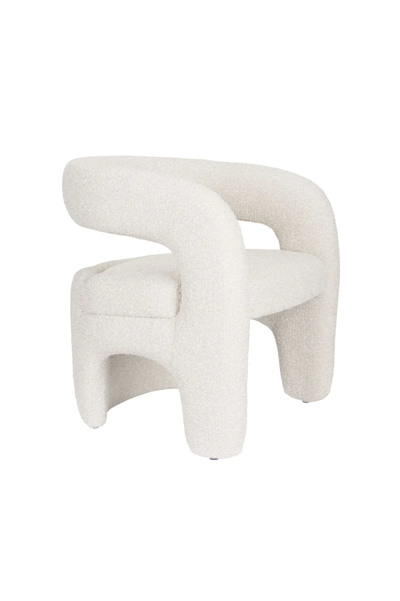 White Label Living Loungesessel Nova – MDF, 69 × 66 × 72 cm