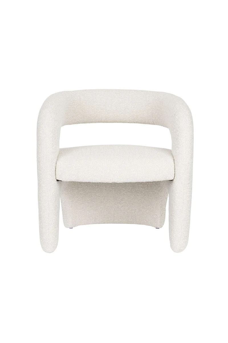White Label Living Loungesessel Nova – MDF, 69 × 66 × 72 cm