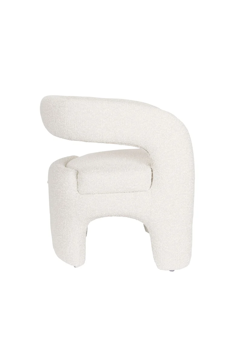 White Label Living Loungesessel Nova – MDF, 69 × 66 × 72 cm