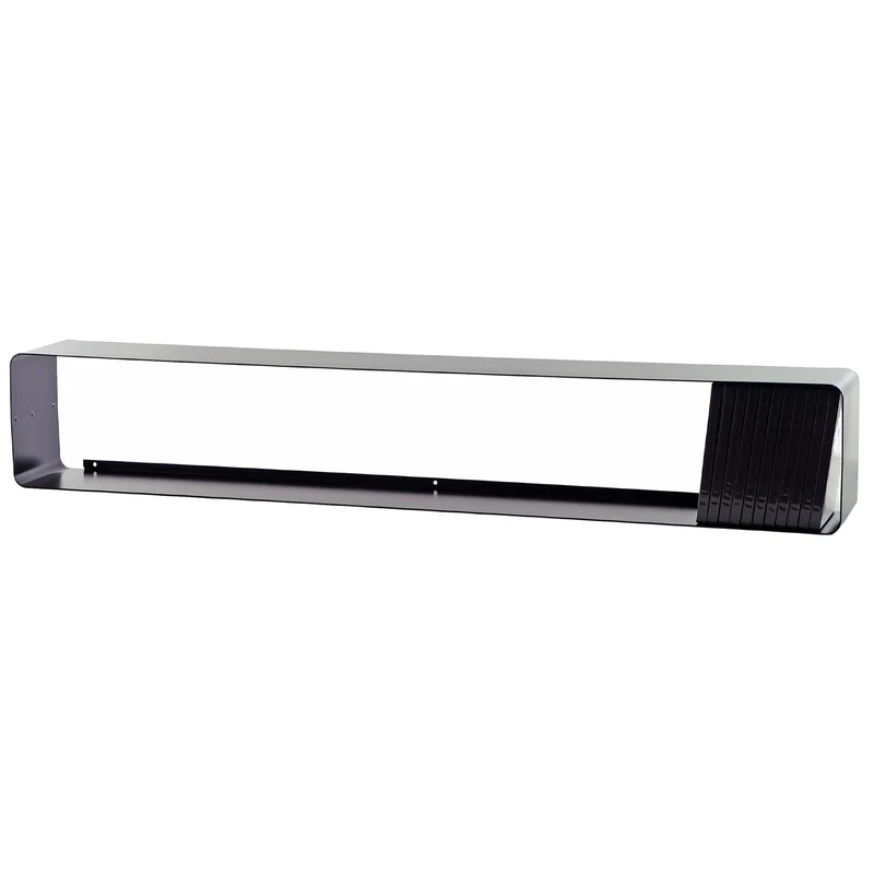 DESIGN DVD WANDREGAL CUBE L | 120cm Metall Retro Regal für ca. 110DVDs | Farbe: schwarz