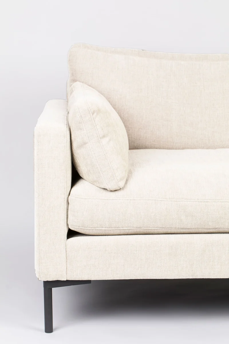 Zuiver Sofa Summer 7-Sitzer – Creme, Stoff, 318 × 318 × 82 cm