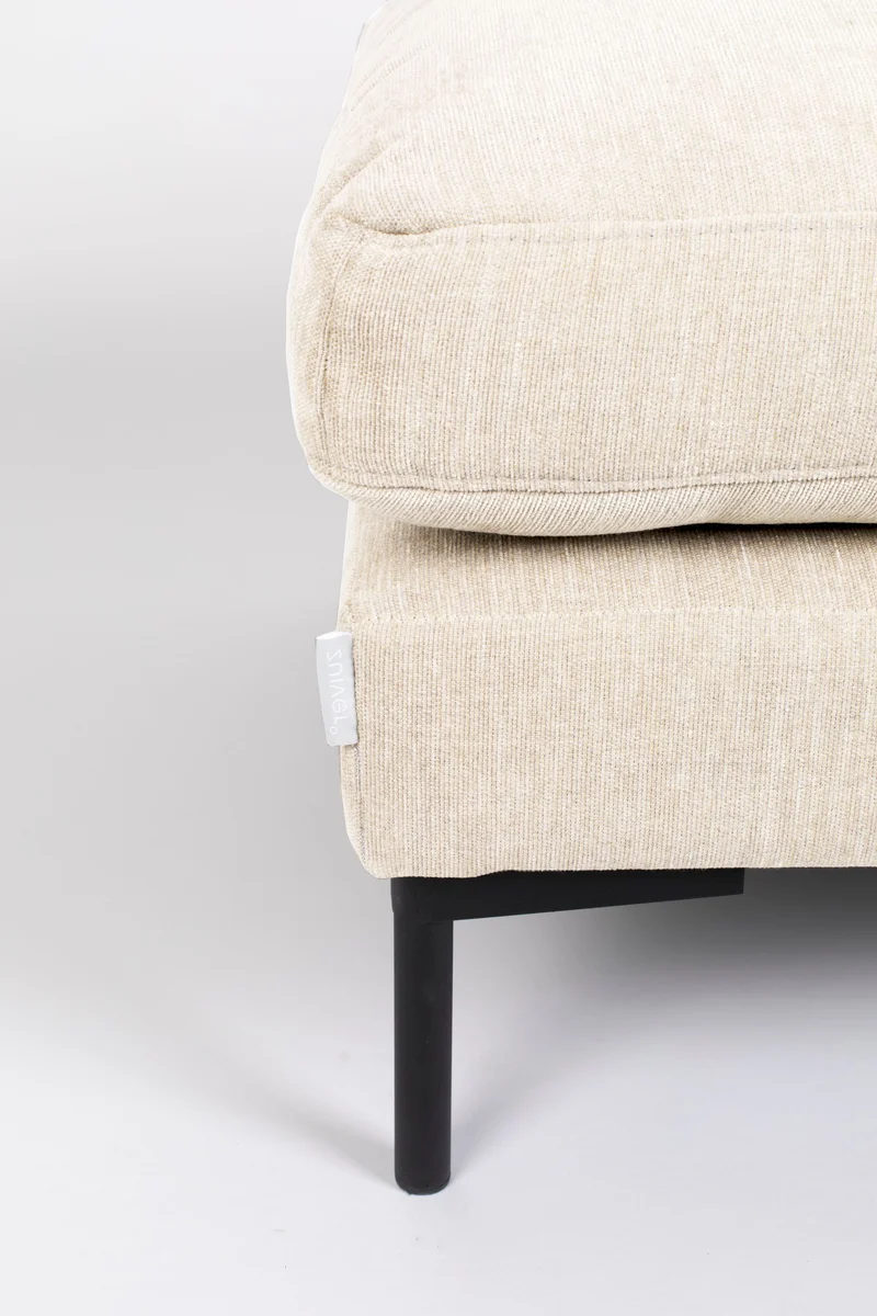Zuiver Hocker Summer – Creme, Stoff, 80 × 102 × 53 cm