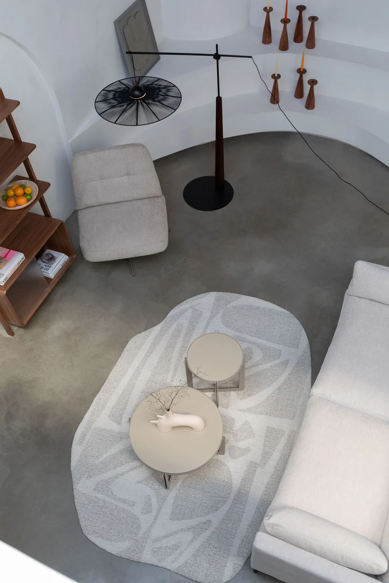 Zuiver Loungesessel Benjamin – Beige, Polyester, 86 × 77 × 87 cm