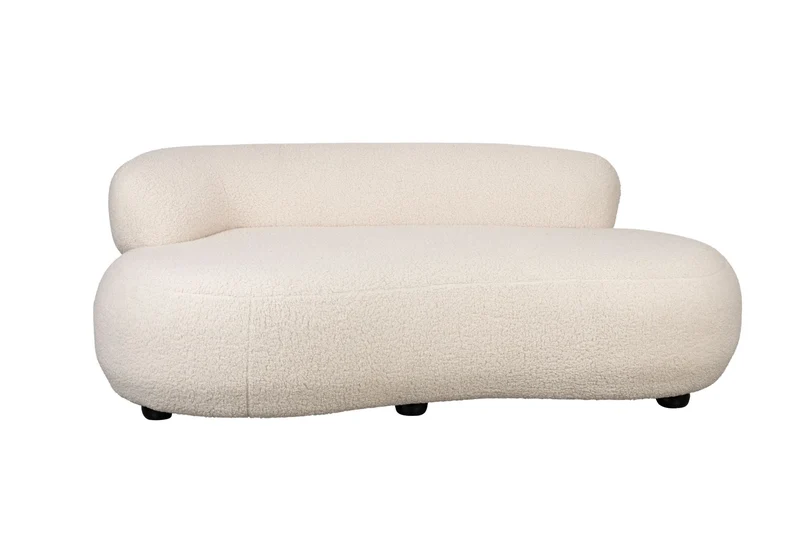 White Label Living Sofa Noxx – Polyester, 115 × 185 × 73 cm