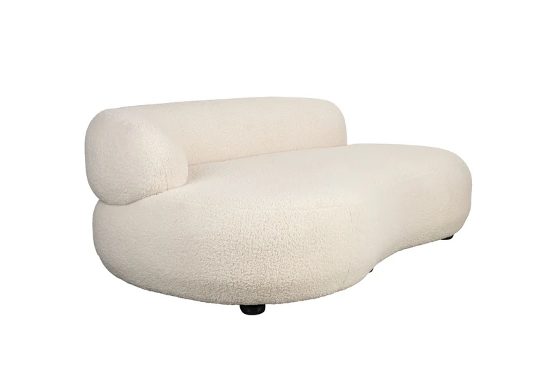 White Label Living Sofa Noxx – Polyester, 115 × 185 × 73 cm