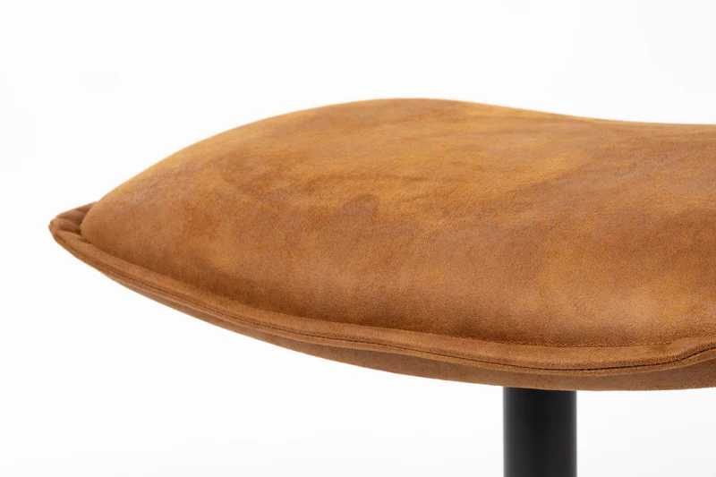 White Label Living Hocker John Cognac – PU-Kunstleder, 40 × 60 × 38 cm
