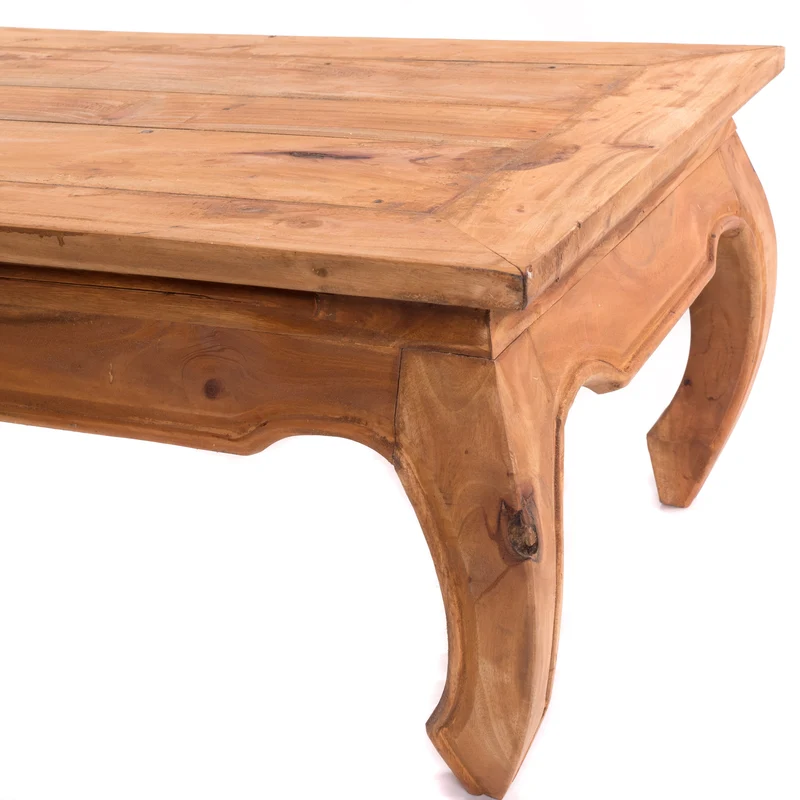 OPIUMTISCH "EAST" | 100x60cm (BxT), Mahagoni | Beistelltisch | Farbe: 08 honigfarben gewachst