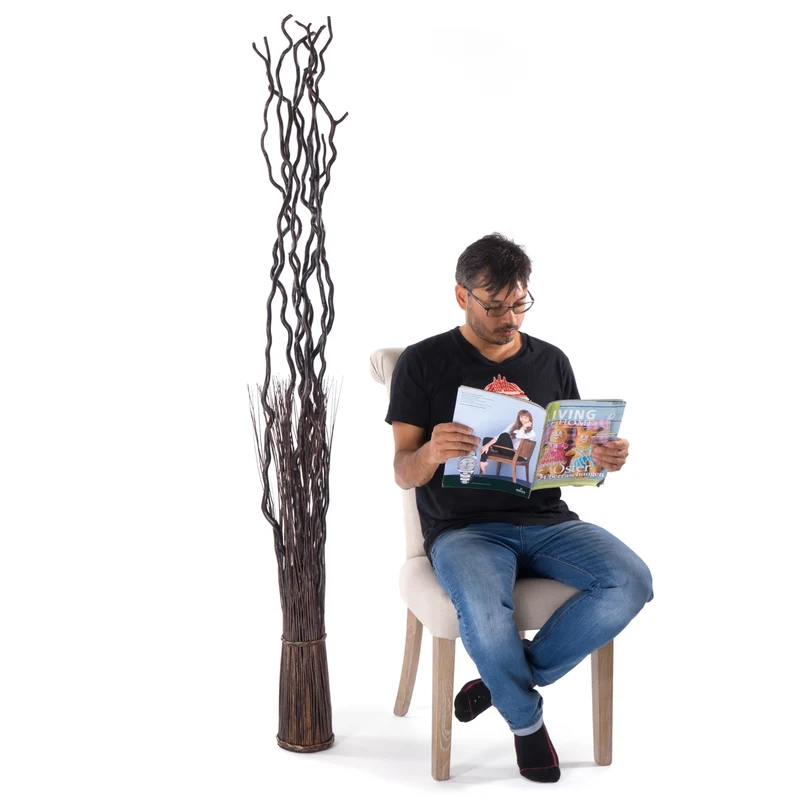 WEIDENBÜNDEL "NOVA" | 180x27 cm (HxB), Weidenholz | Paravent | Farbe: braun