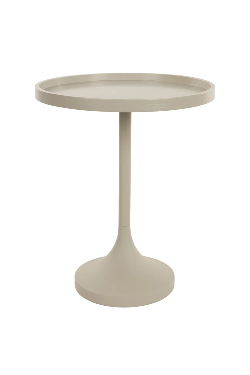 Zuiver Beistelltisch Jason – Beige, Stahl, 46 × 46 × 56 cm