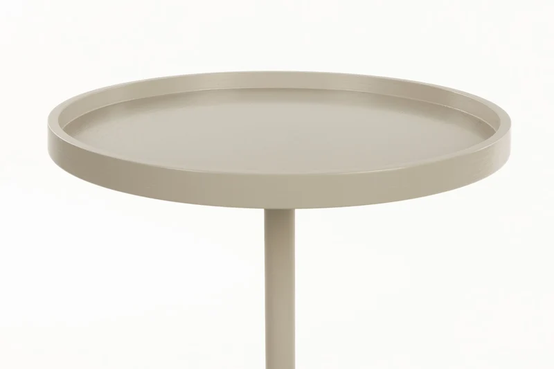 Zuiver Beistelltisch Jason – Beige, Stahl, 46 × 46 × 56 cm