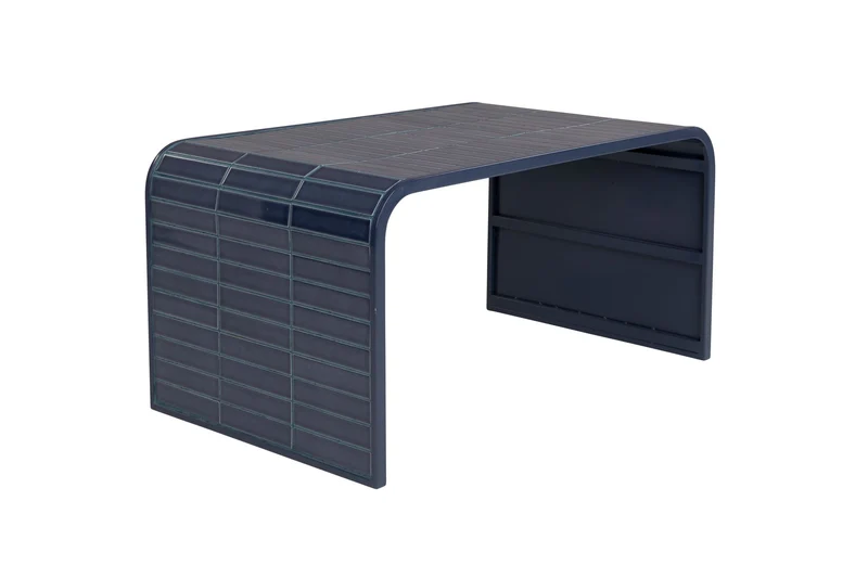 Zuiver Couchtisch Tiles – Blau, Eisen, 80 × 47 × 40 cm