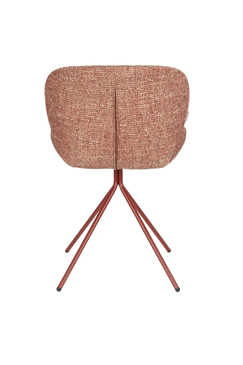 Zuiver Stuhl Omg – Rot, Polyester, 59 × 51 × 79 cm, 2er-Set