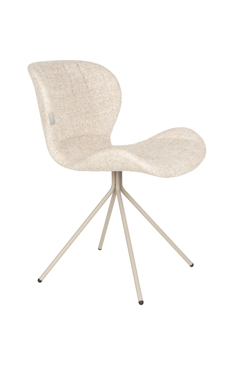 Zuiver Stuhl Omg – Beige, Polyester, 59 × 51 × 79 cm, 2er-Set
