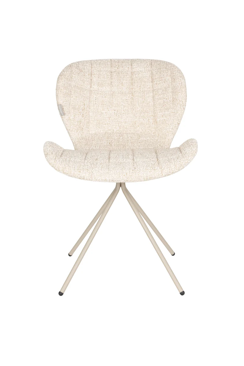 Zuiver Stuhl Omg – Beige, Polyester, 59 × 51 × 79 cm, 2er-Set