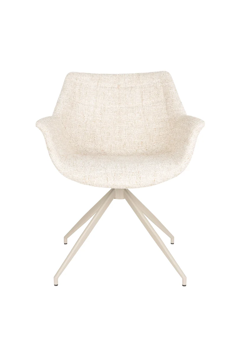 Zuiver Sessel Doulton – Beige, Stoff, 61 × 67 × 80 cm, 2er-Set