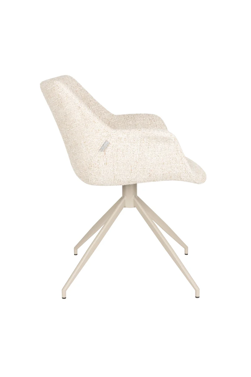 Zuiver Sessel Doulton – Beige, Stoff, 61 × 67 × 80 cm, 2er-Set