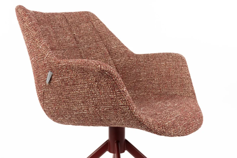 Zuiver Sessel Doulton – Rot, Stoff, 61 × 67 × 80 cm, 2er-Set
