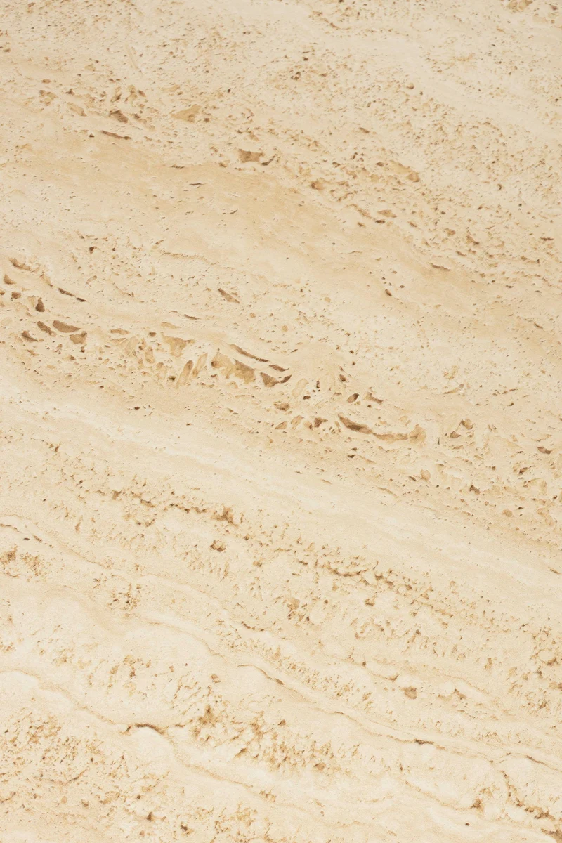 White Label Living Beistelltisch Joya Niedrig – Beige, Eisen, 40 × 40 × 52 cm