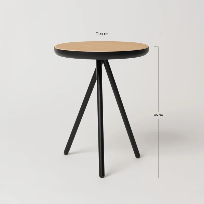 Joos - Coffee table (Wooden top)
