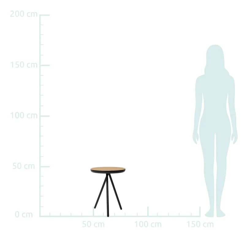 Joos - Coffee table (Wooden top)